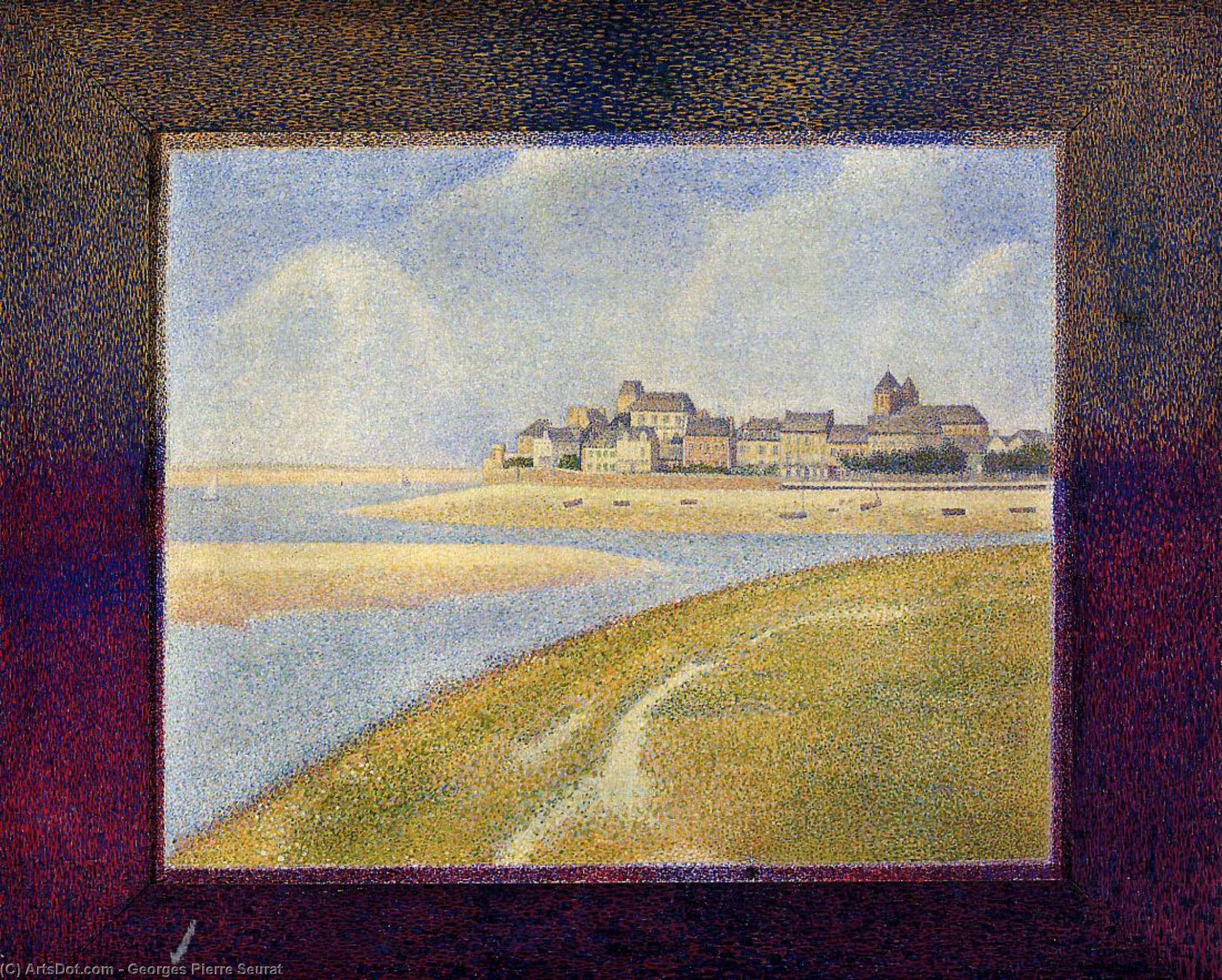 Le Crotoy, Upstream — Georges Pierre Seurat