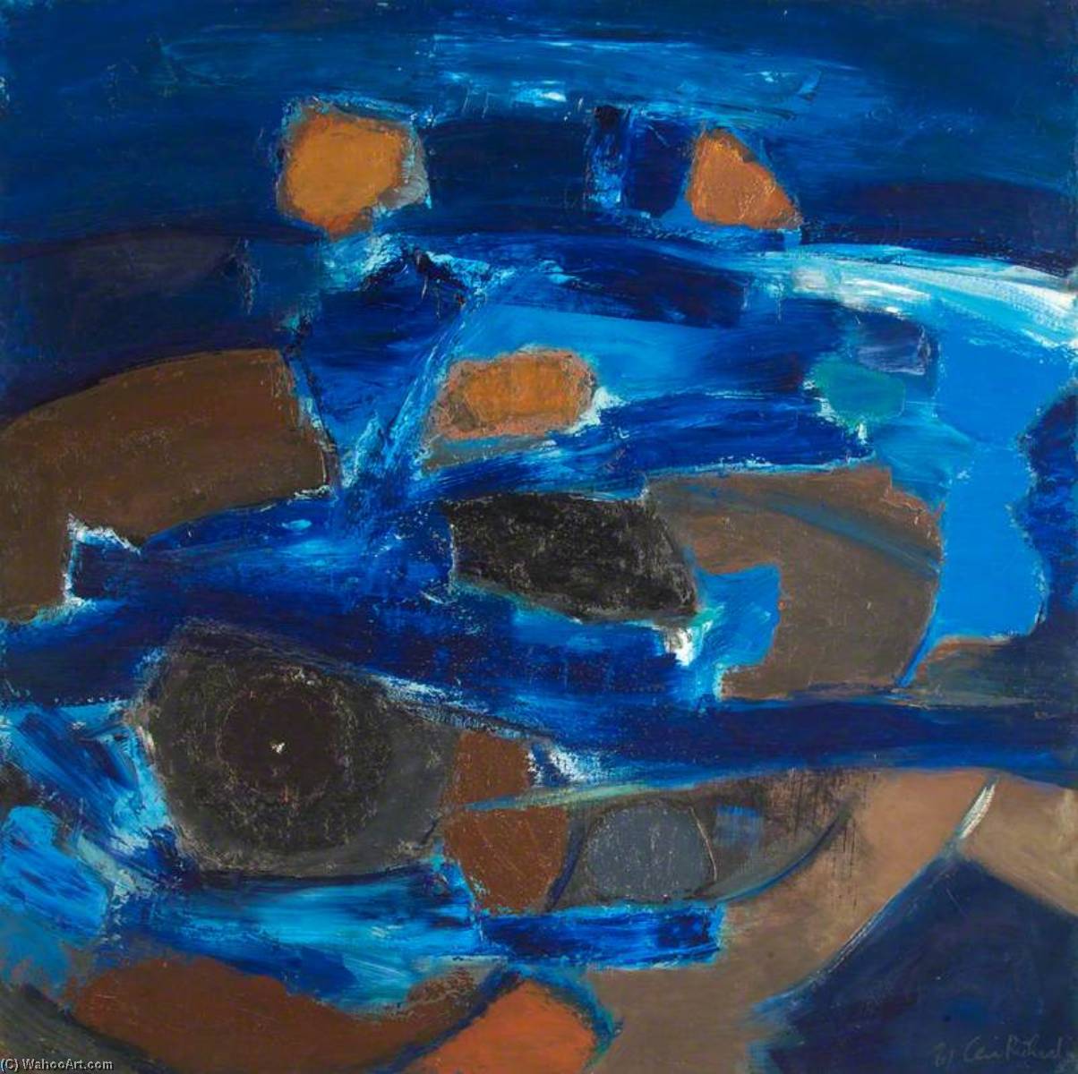 Swimmers In Blue — Сери Ричардс