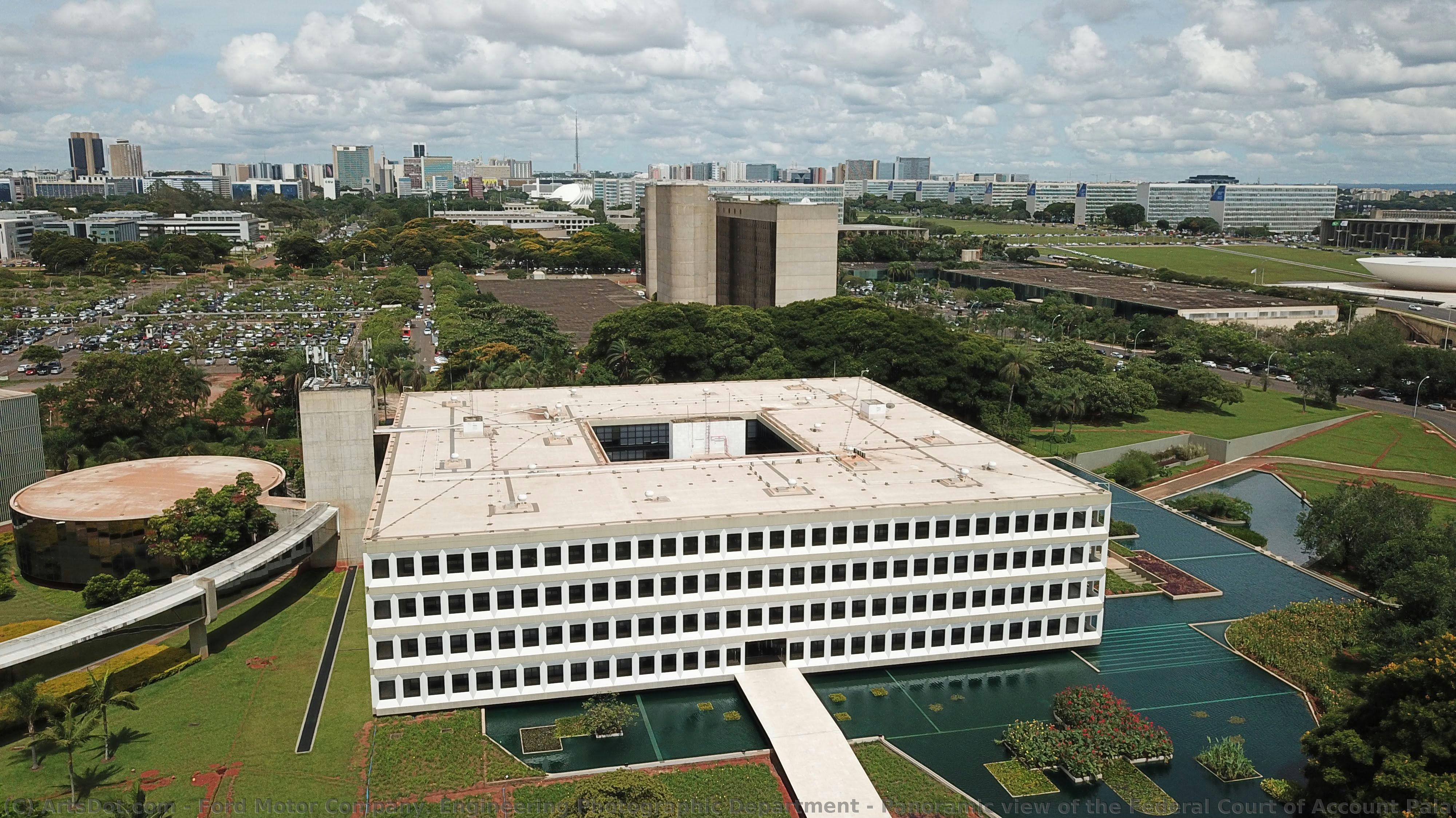 Panoramic View Of The Federal Court Of Account Palace — Ford Motor Company. Engineering Photographic Department