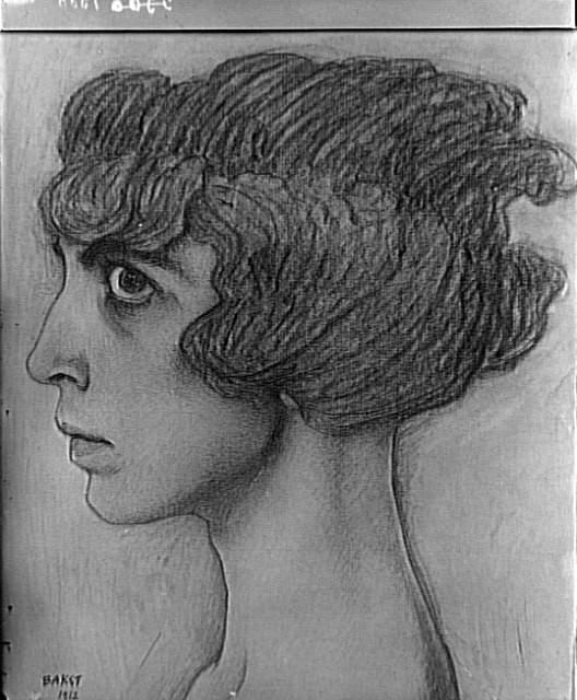Portrait Of The Marchesa Casati — Léon Bakst