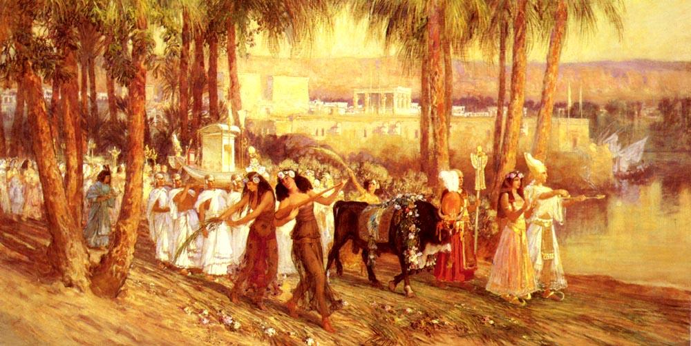 An Egyptian Procession — Frederick Arthur Bridgman