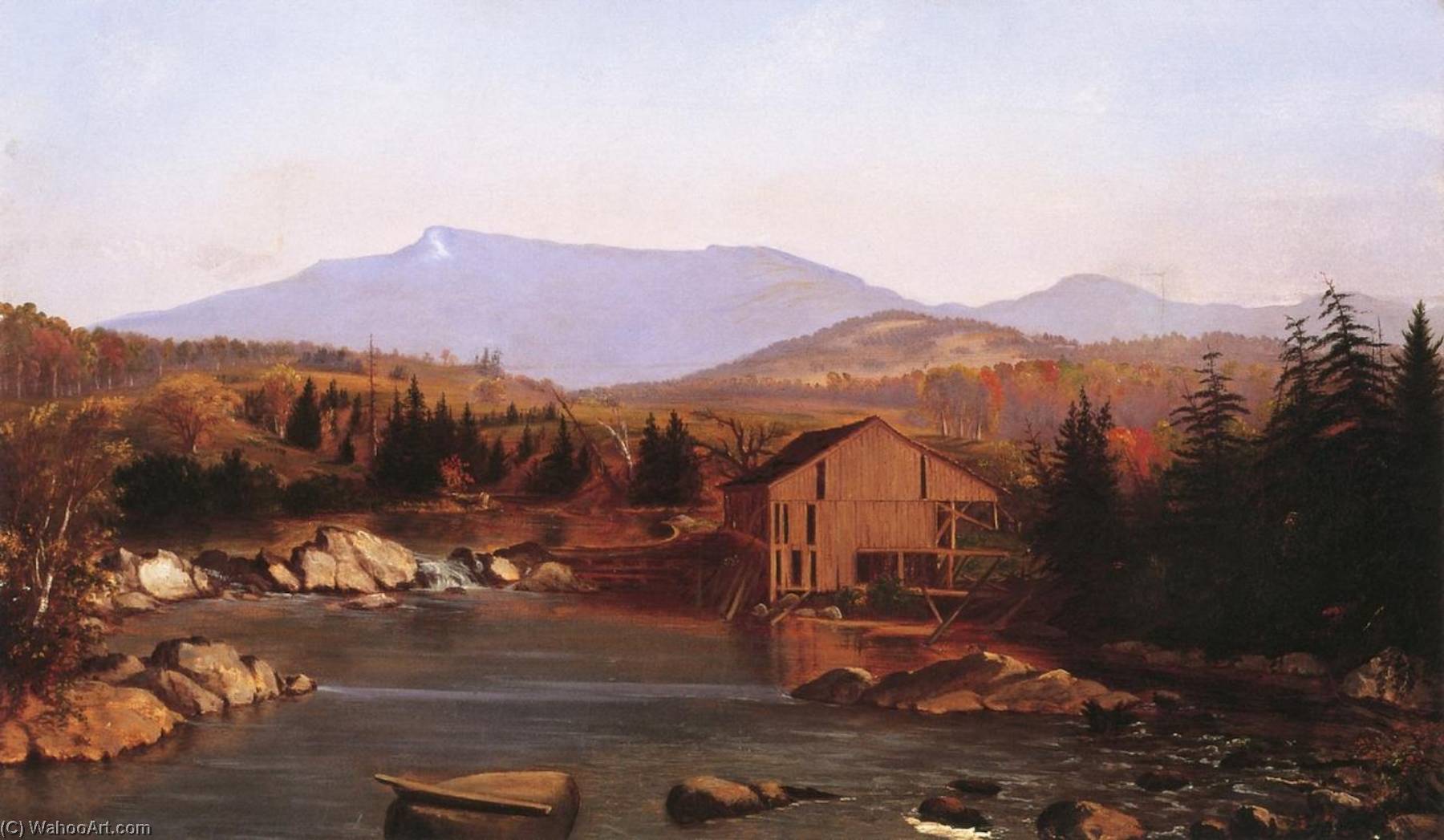 Mill On The Brown's River — Charles Louis Heyde