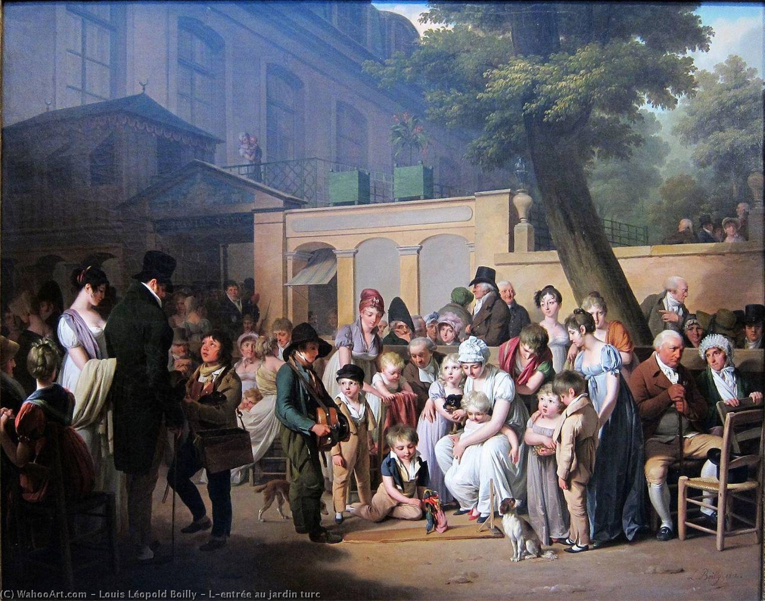 L'entrée Au Jardin Turc — Louis Léopold Boilly