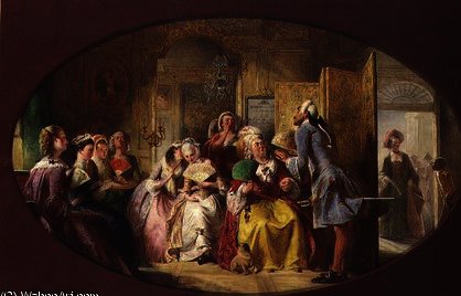 The Lesson In The Use Of The Fan — Abraham Solomon