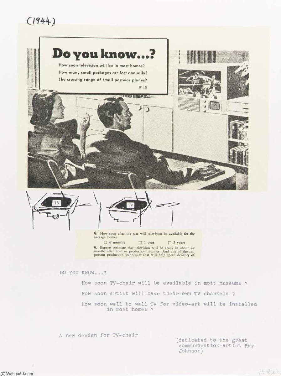 Untitled, From The Portfolio The New York Collection For Stockholm — Nam June Paik