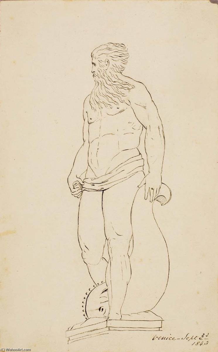 Statue Of Neptune, Venice — Miner Kilbourne Kellogg