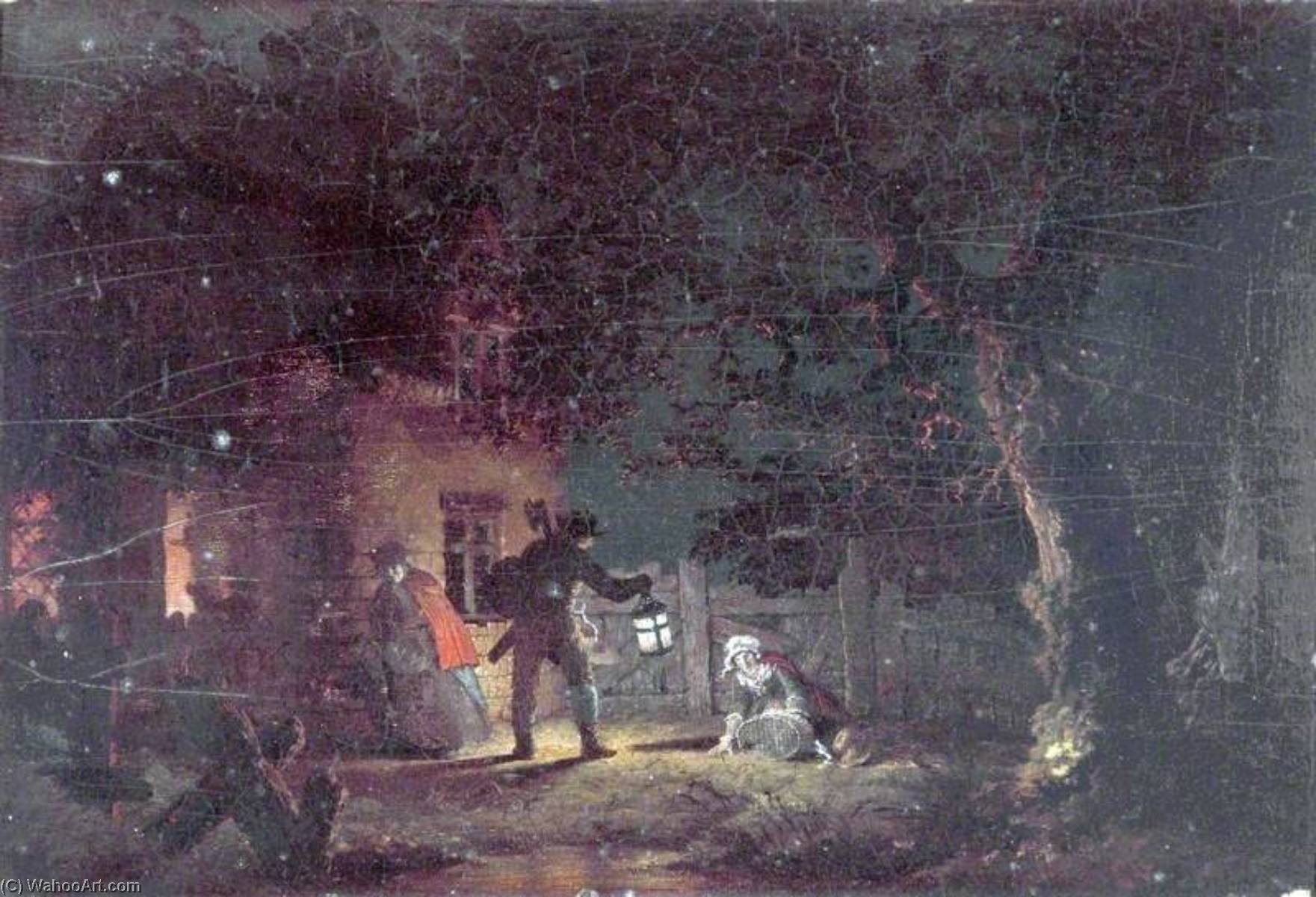 Cottage At Night — John Cranch