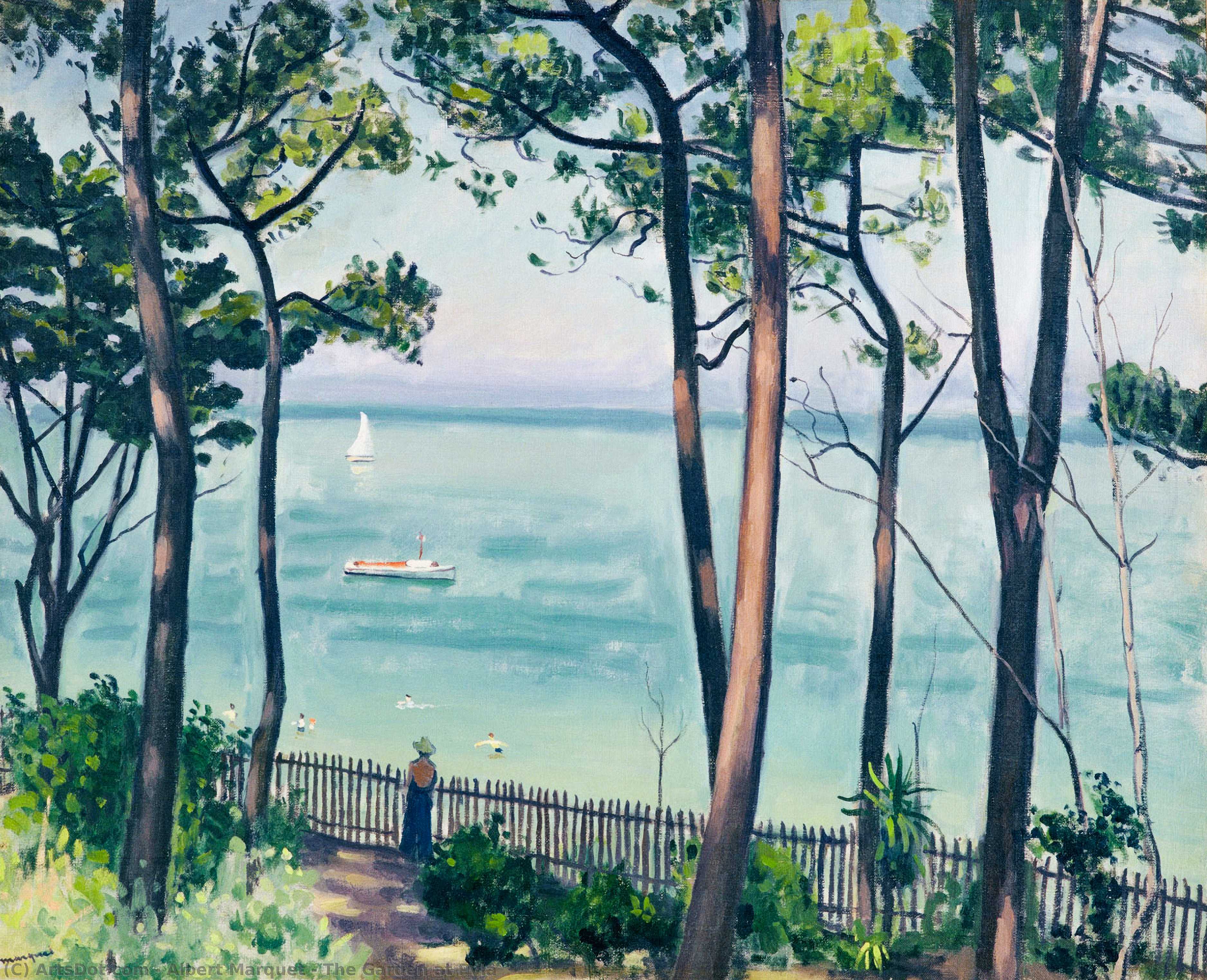 The Garden At Pyla — Albert Marquet