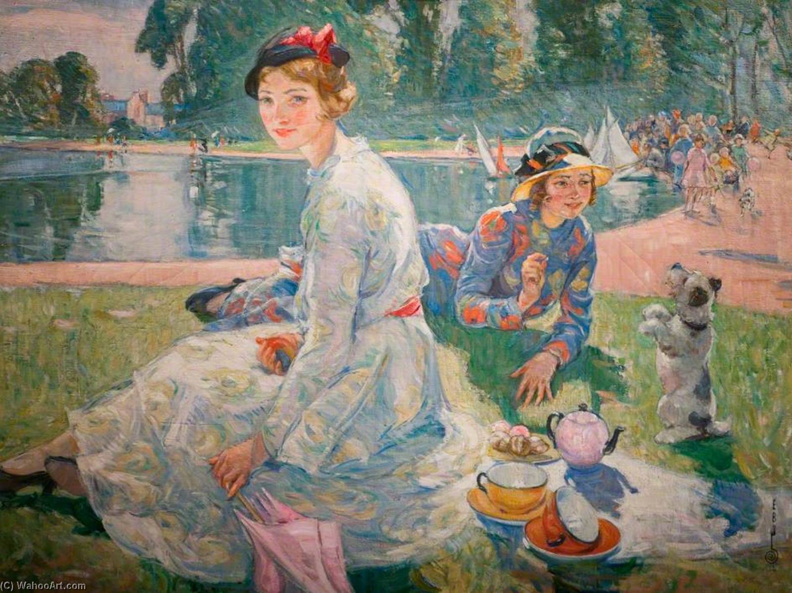 The Round Pond — Ernest Borough Johnson