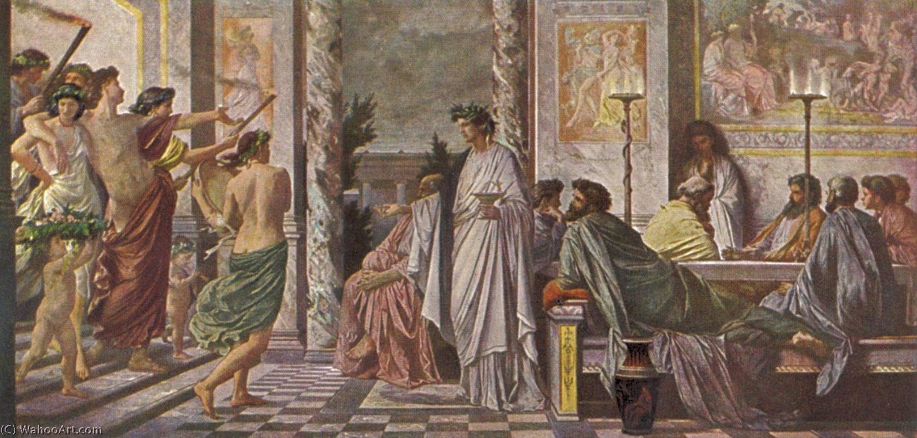 Gastmahl Des Plato — Anselm Feuerbach