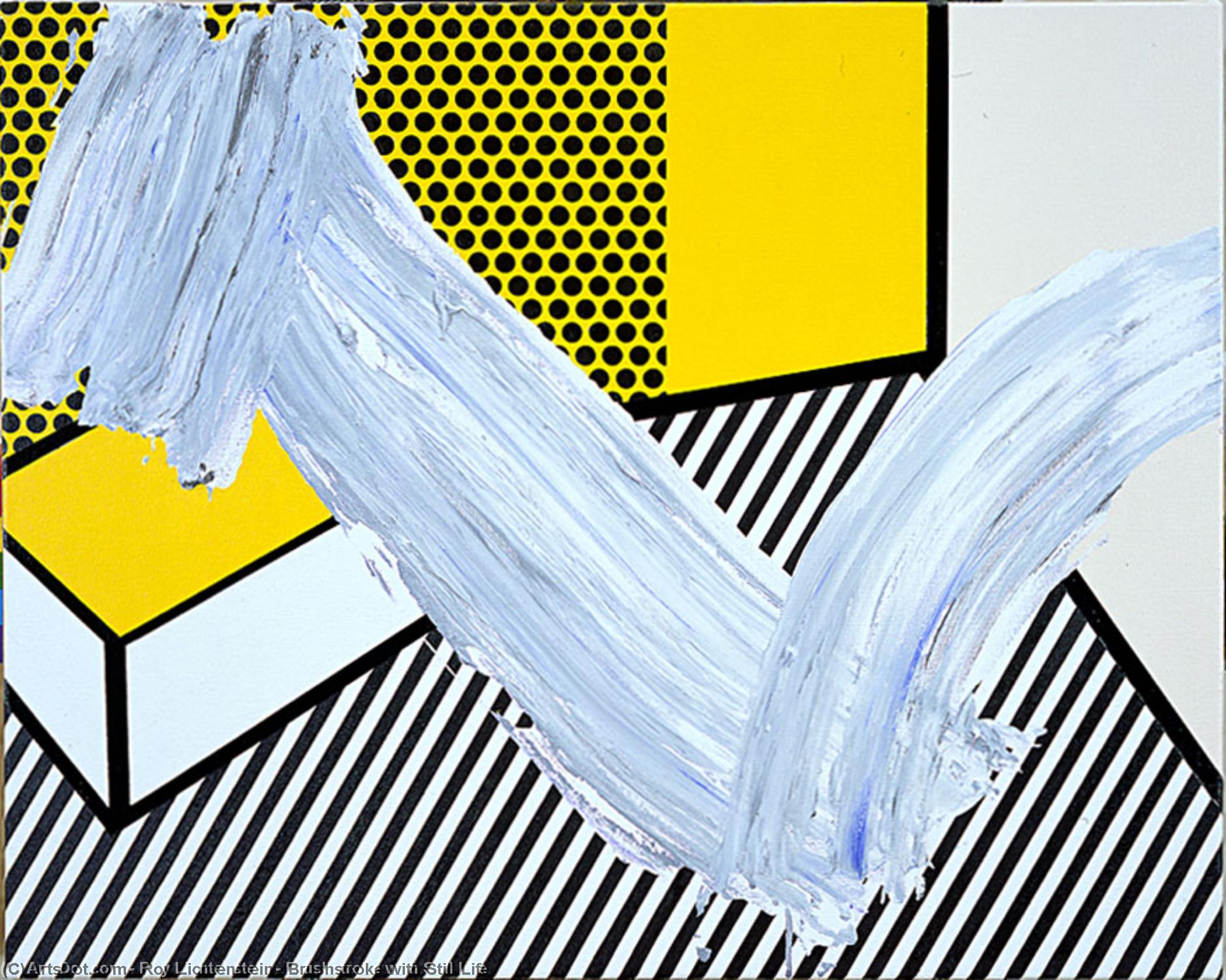 Pincelada Con Naturaleza Muerta — Roy Lichtenstein