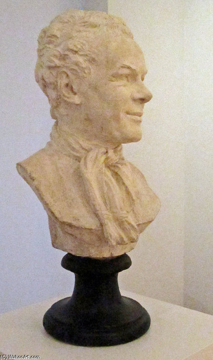 Buste Du Sculpteur Etienne-maurice Falconet Par Sa Bru Marie-anne Collot — Marie-anne Collot