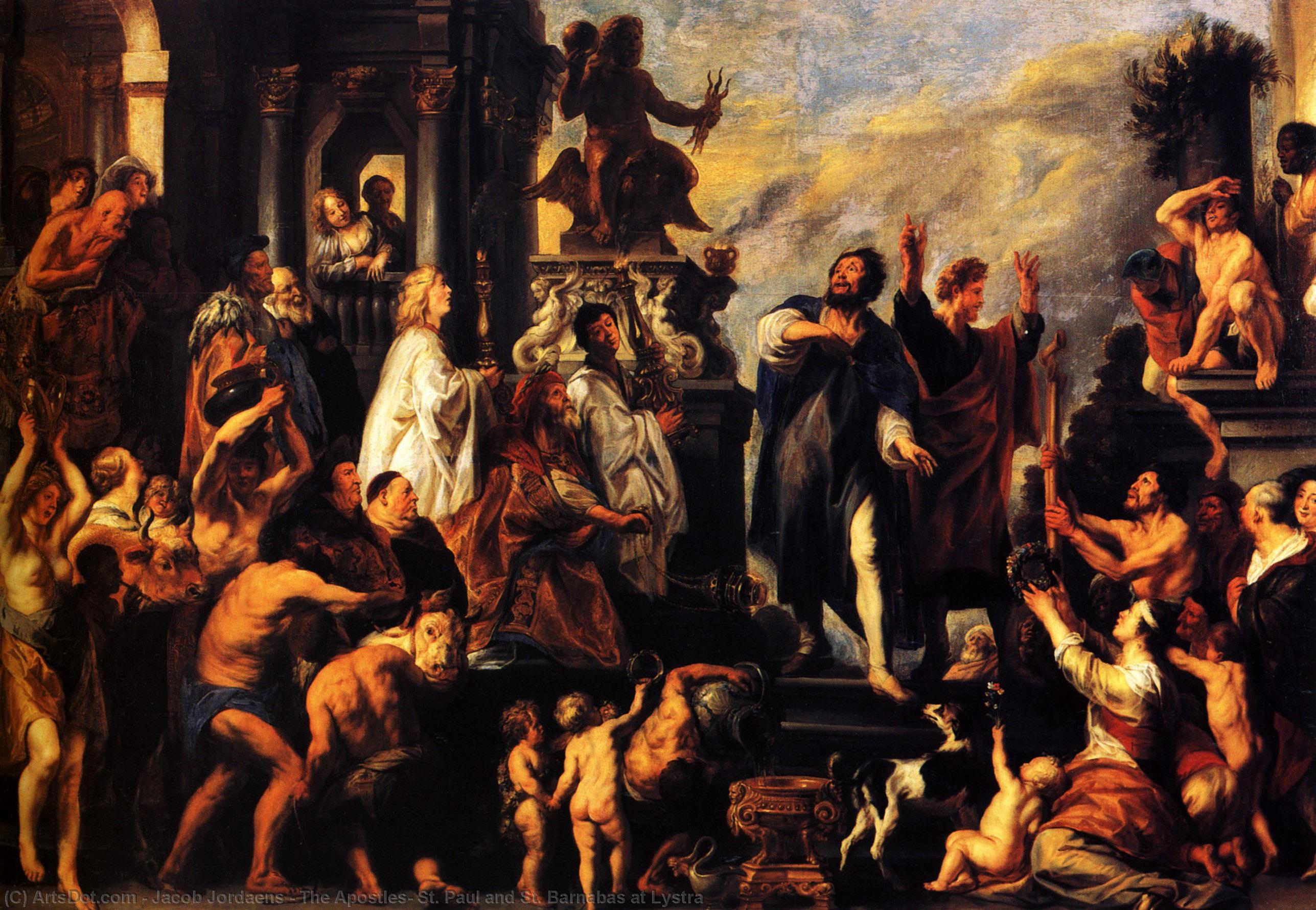The Apostles, St. Paul And St. Barnabas At Lystra — Jacob Jordaens