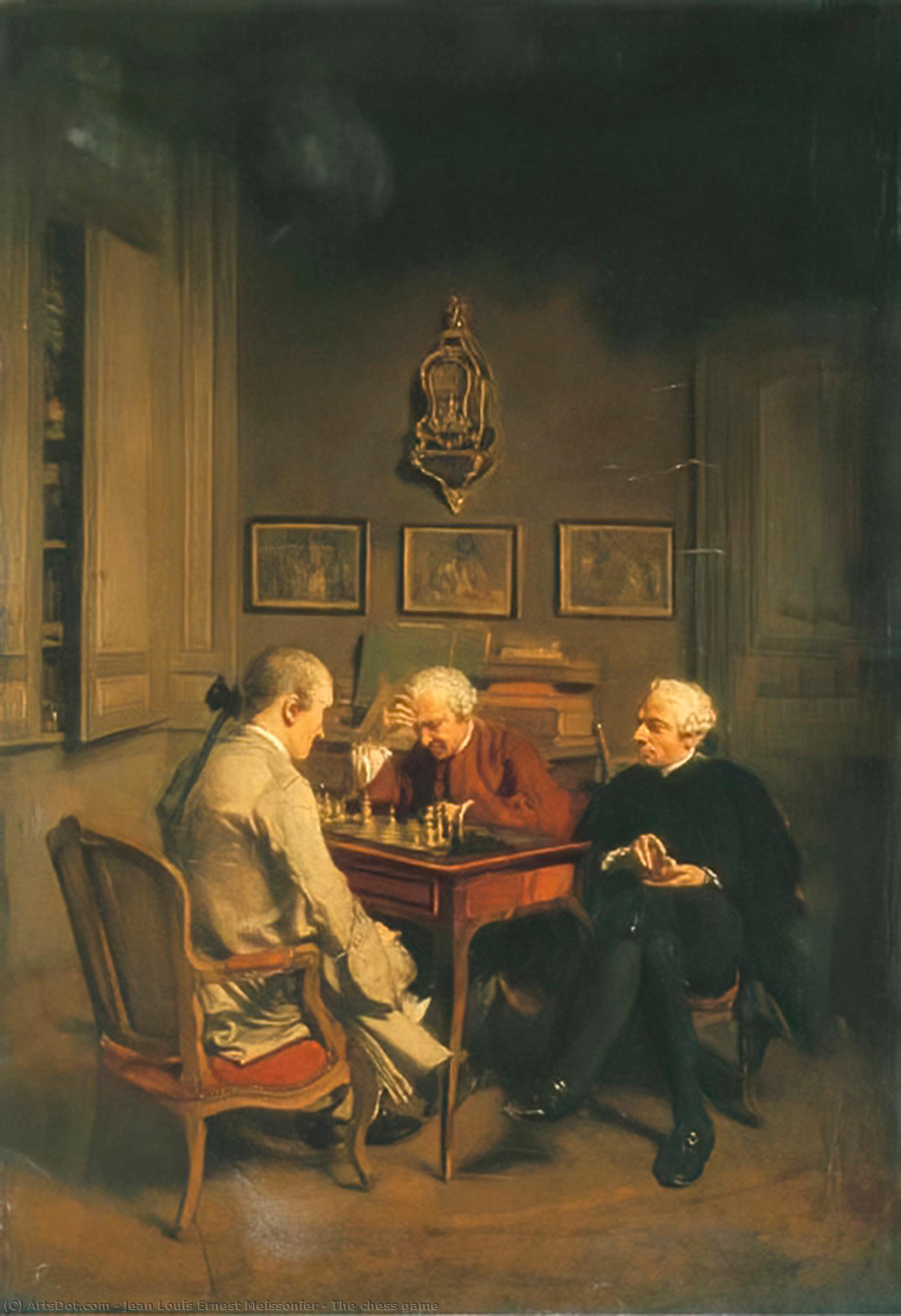 The Chess Game — Jean-louis Ernest Meissonier