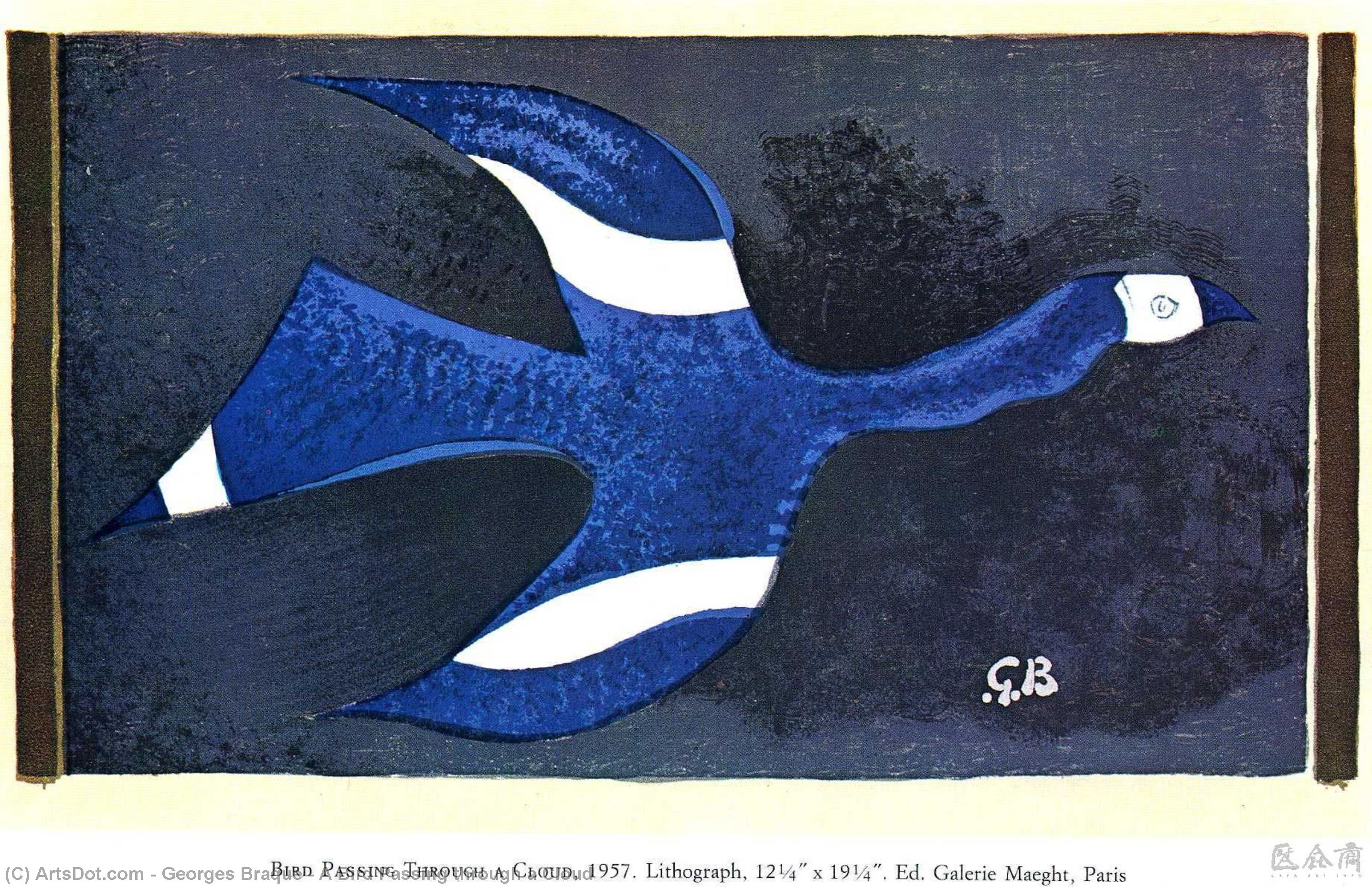 A Bird Passing Through A Cloud — Жорж Брак