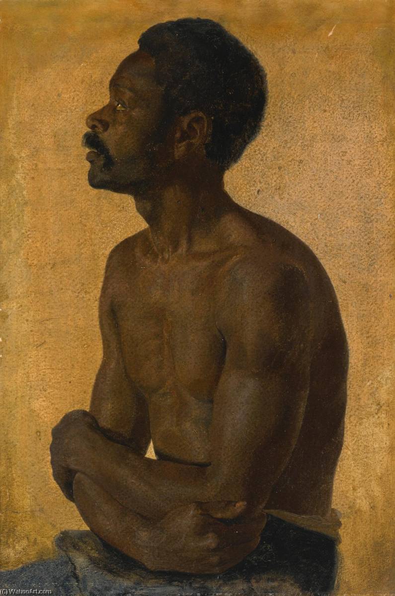 Portrait Of An African Man — Lorenz Frølich