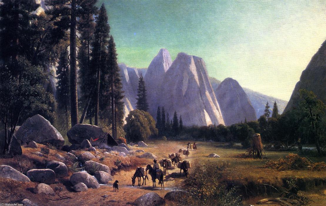 Trappers Entering Yosemite Valley — William Hahn