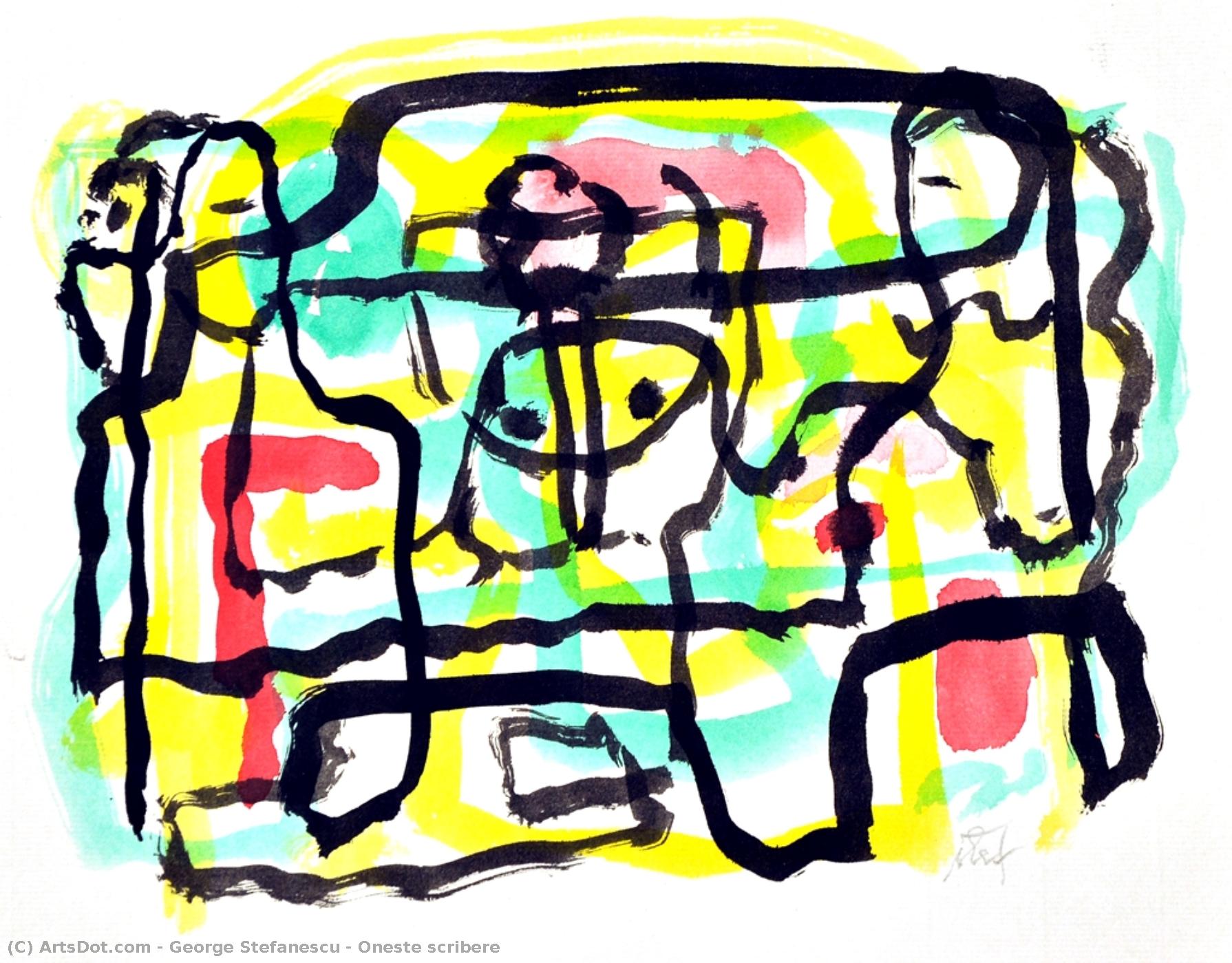 Oneste Scribere — George Stefanescu