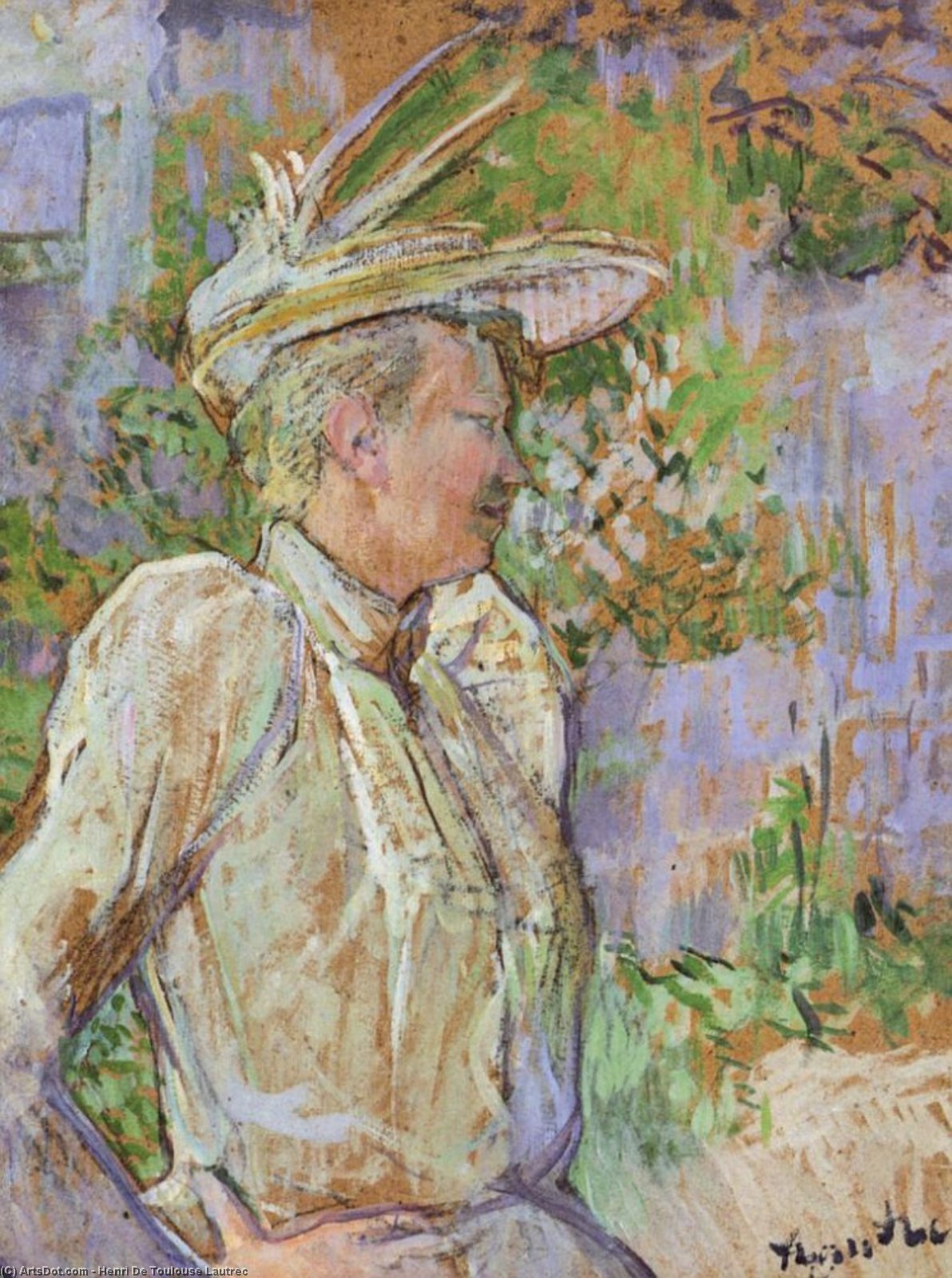 Gabrielle The Dancer — Henri De Toulouse-lautrec