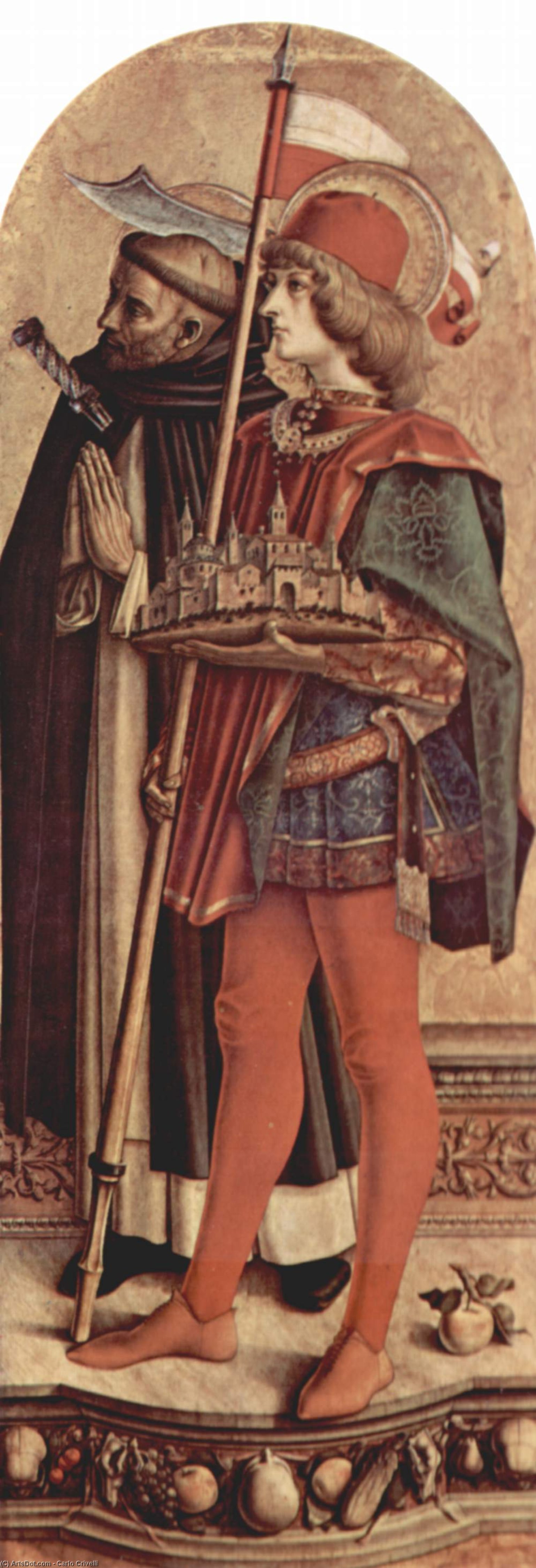 Saint Peter Martyr And Saint Venetianus Of Camerino — Carlo Crivelli