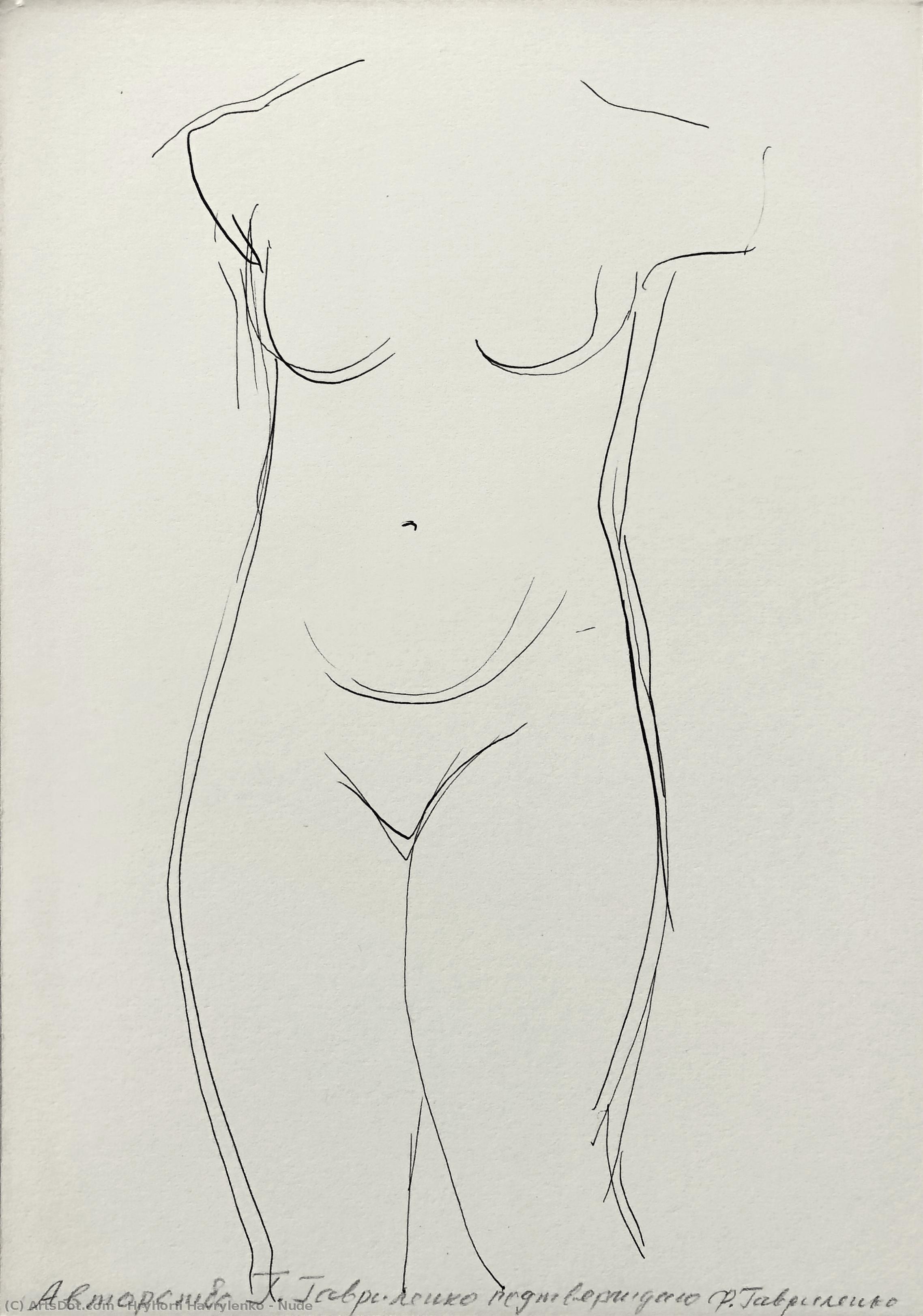 Nude — Hryhorii Havrylenko
