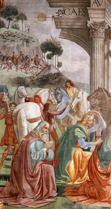 Adoration Of The Magi (detail) — Domenico Ghirlandaio