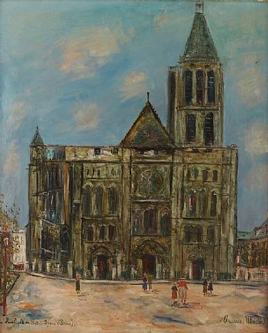 Basilica Of St. Denis — Maurice Utrillo