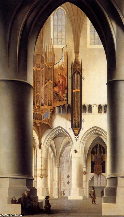 Interior Of The Sint-bavokerk In Haarlem — Pieter Jansz. Saenredam
