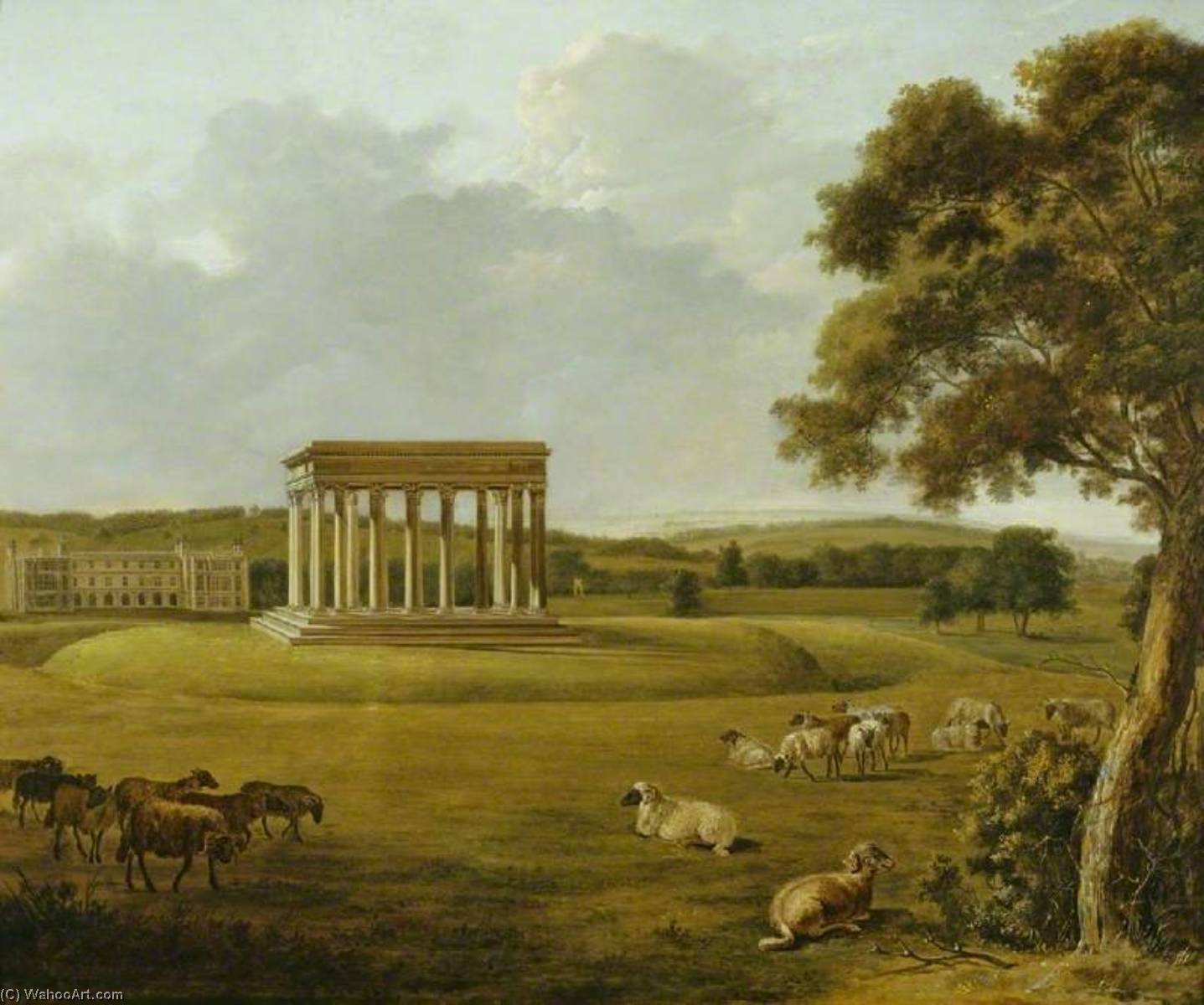 Audley End And The Temple Of Concord — William Tomkins