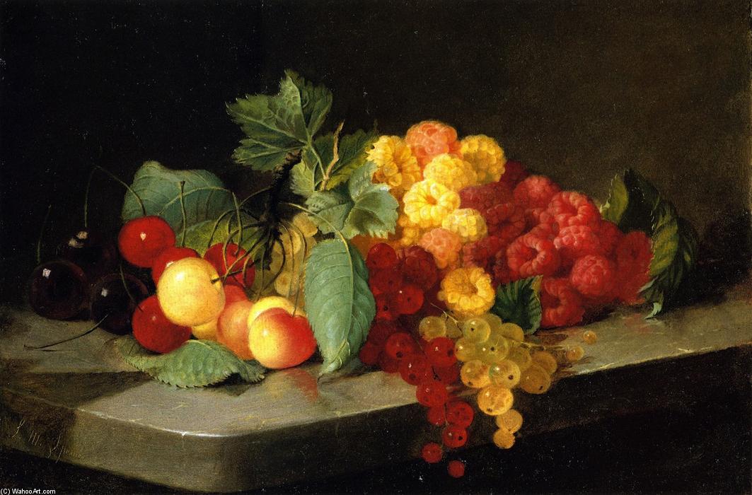 Still Life With Berries And Currants — Lilly Martin Spencer (angelique Marie Martin)