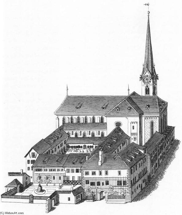 The Fraumünsterkirche In Zurich — Heinrich Keller