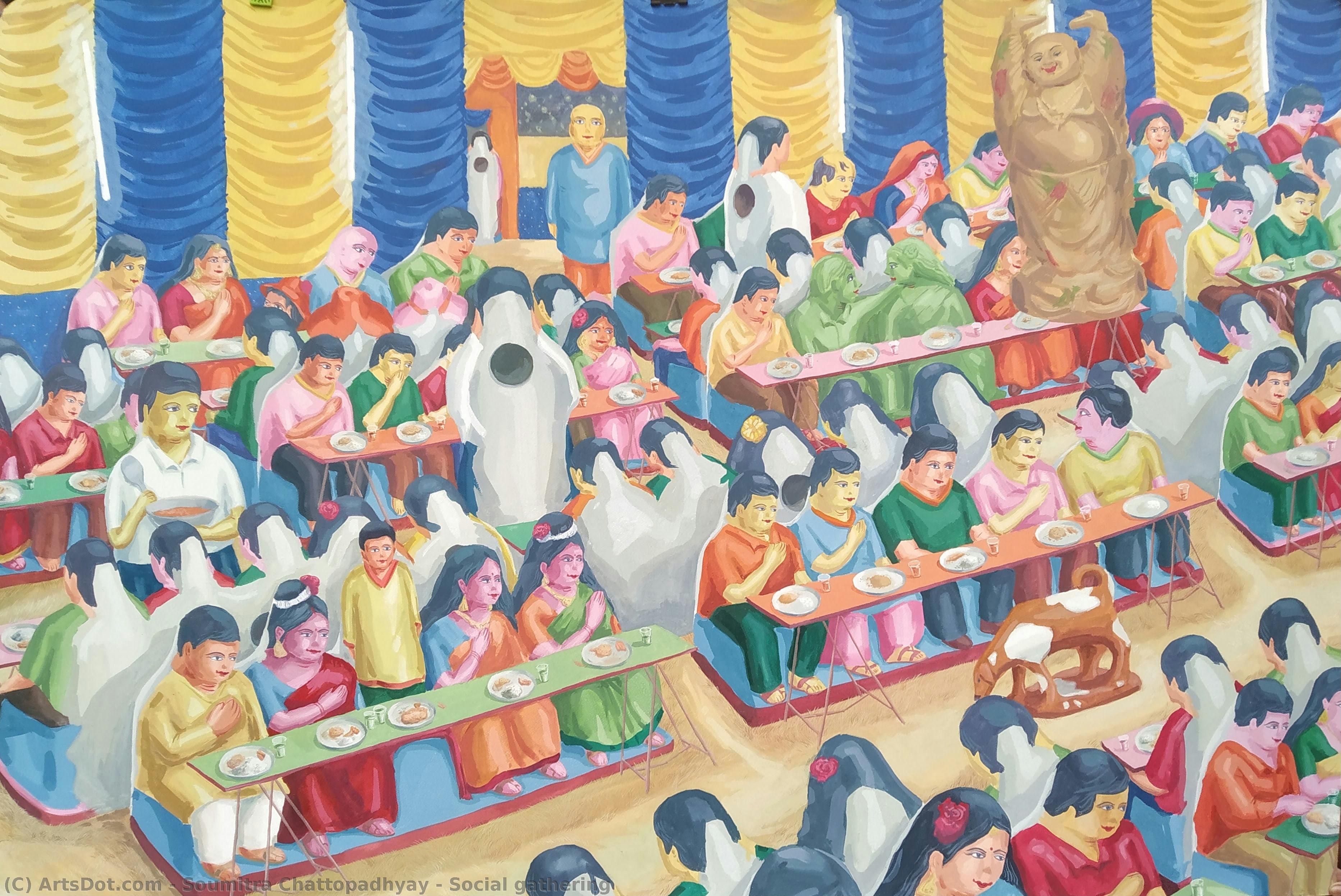 Social Gathering — Soumitra Chattopadhyay