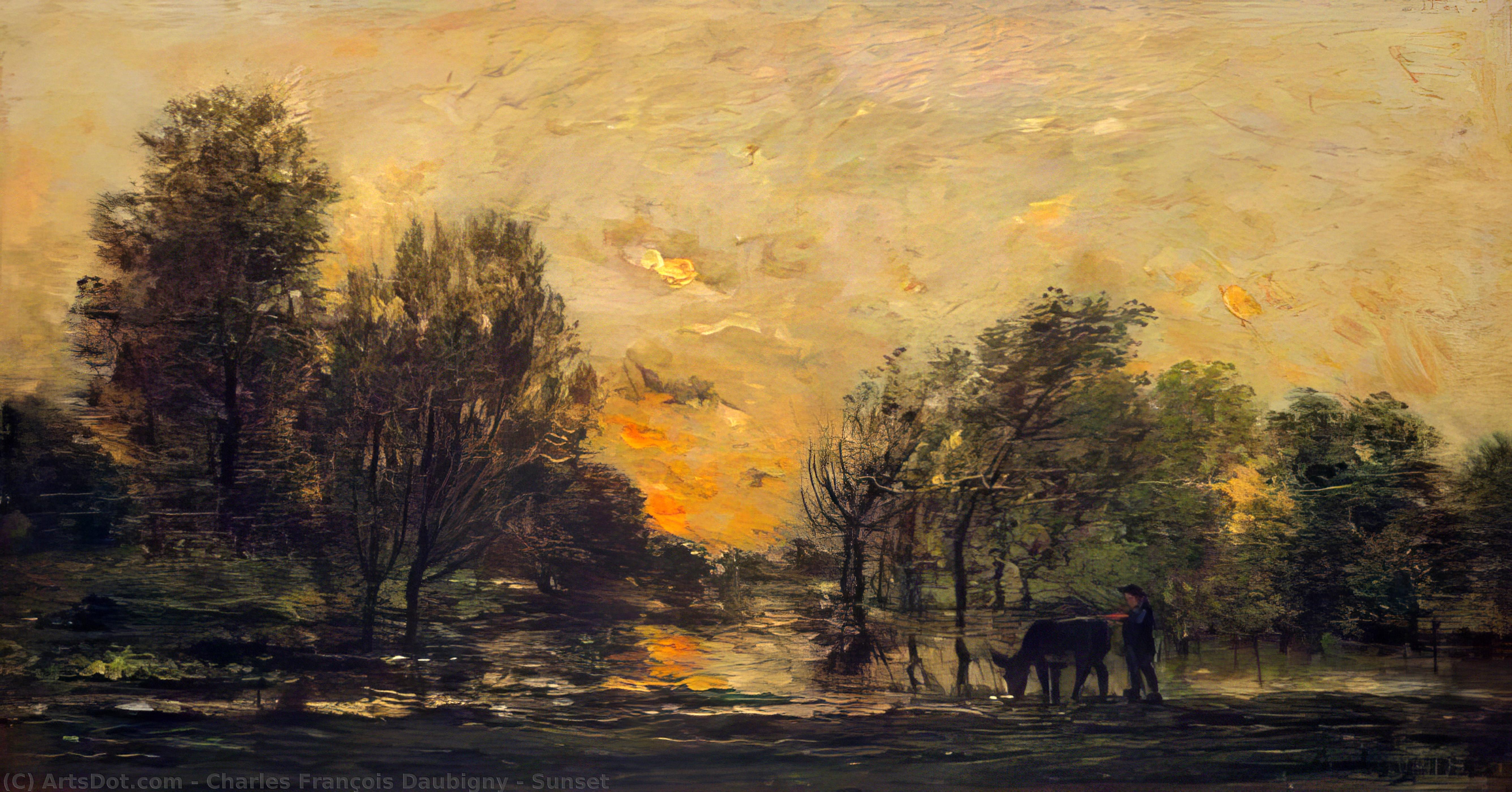 Sunset — Šarl Fransoa Dobњији