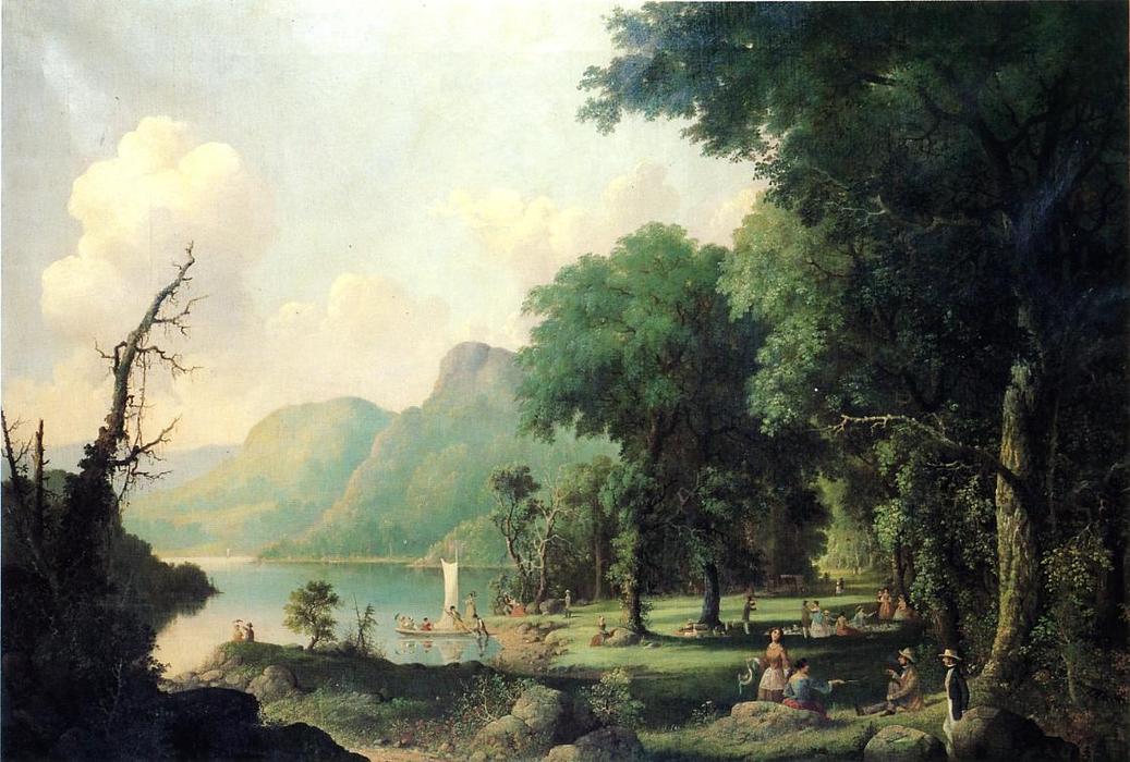 A Day On The Hudson — George Henry Durrie