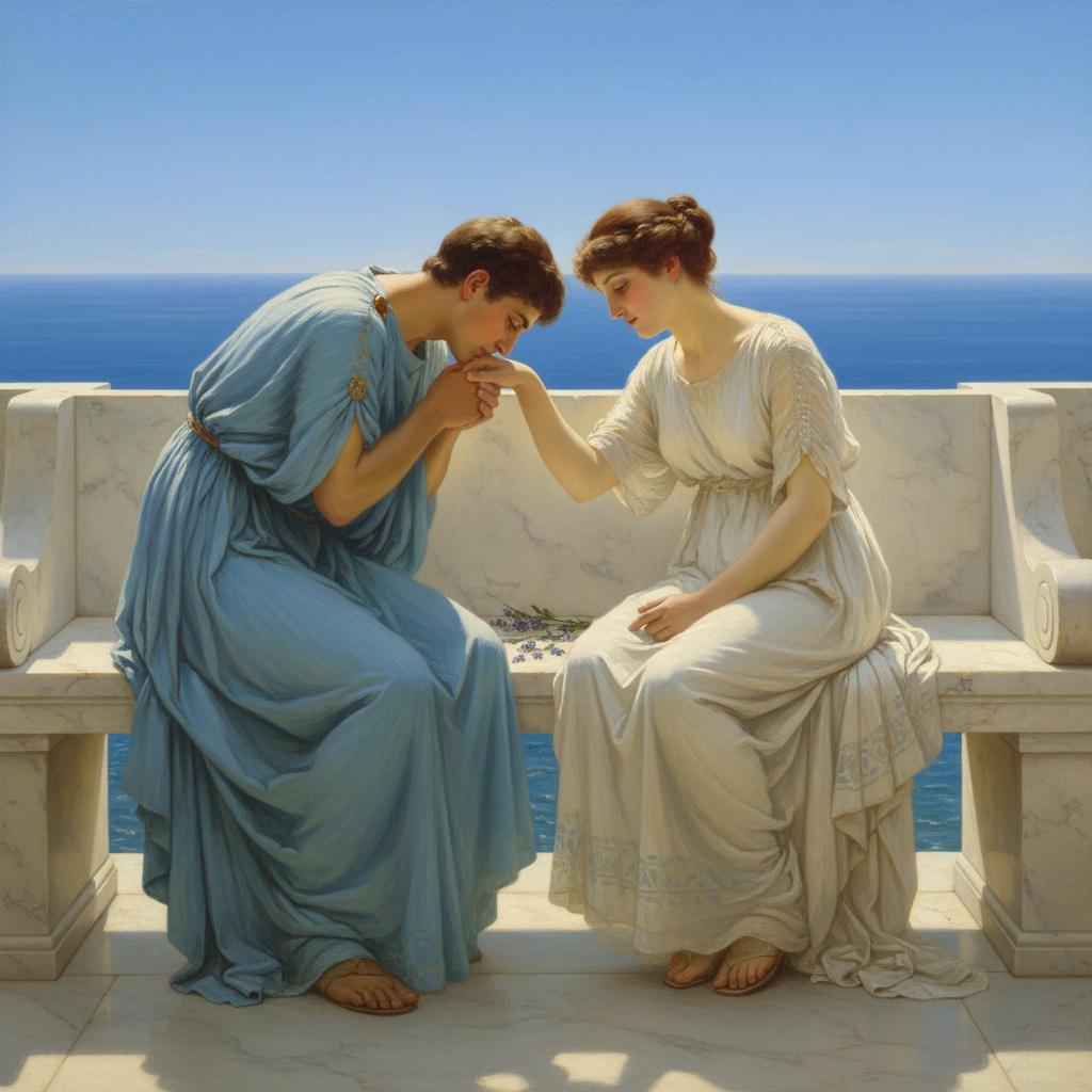 Eternal Devotion Upon The Azure Terrace — Marc Duvallier