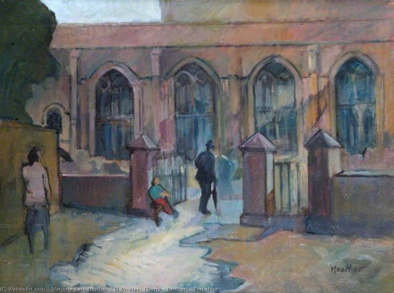 St Nicolas' Church, Newbury, Berkshire — Marjorie Kate Heather