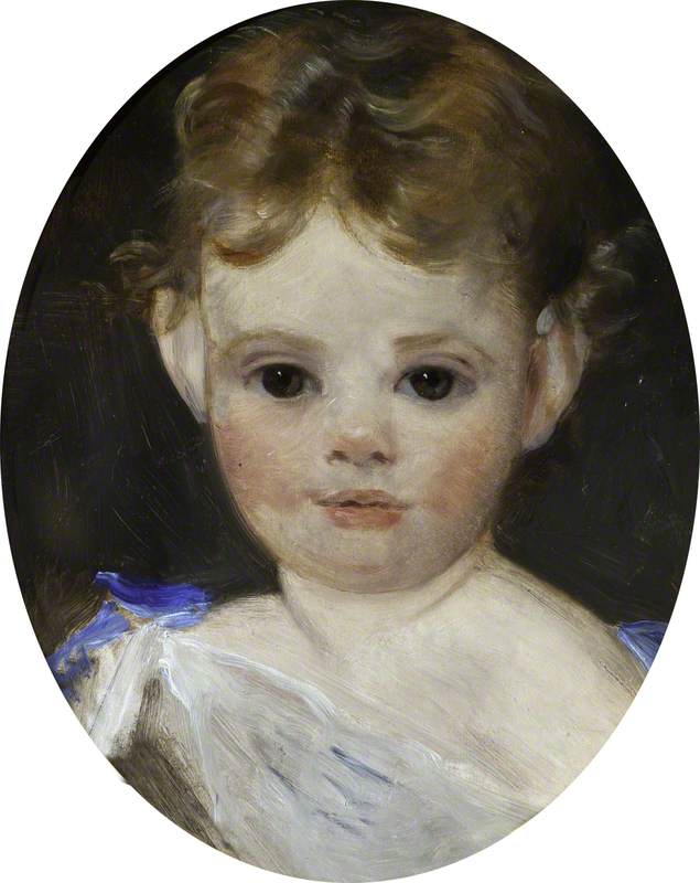 Auda Letitia Vernon (1862–1957), Later Mrs T. A. Hill, As A Child — Henry Weigall