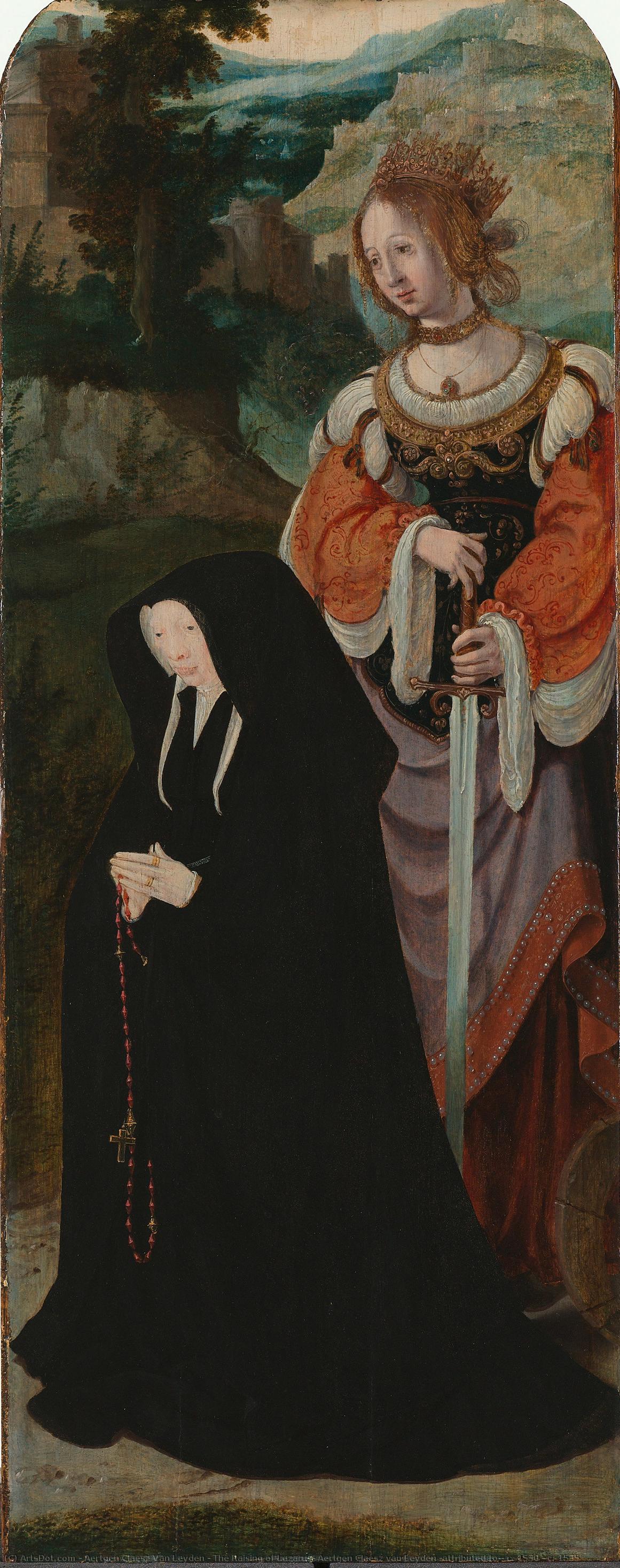 The Raising Of Lazarus, Aertgen Claesz Van Leyden (attributed To), C. 1530 - C. 1535 — Aertgen Claesz Van Leyden