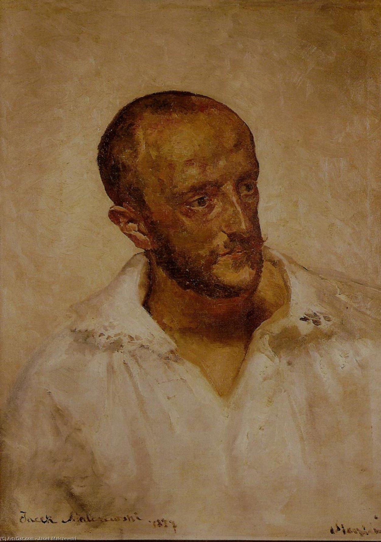 Study For The Portrait Of Piotr Dobrzanski — Jacek Malczewski
