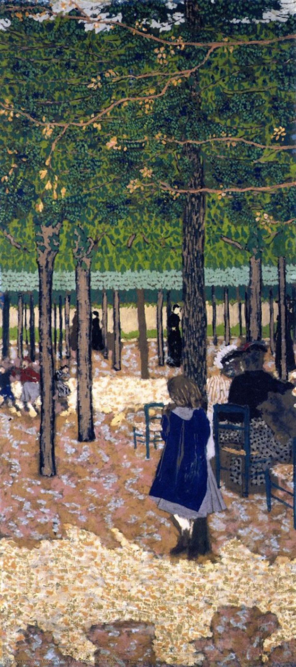 The Public Gardens - Under The Trees — Jean-édouard Vuillard