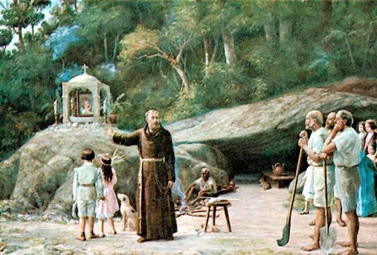 English The Groot Of Friar Palácios Português A Gruta De Frei Palácios — Benedito Calixto