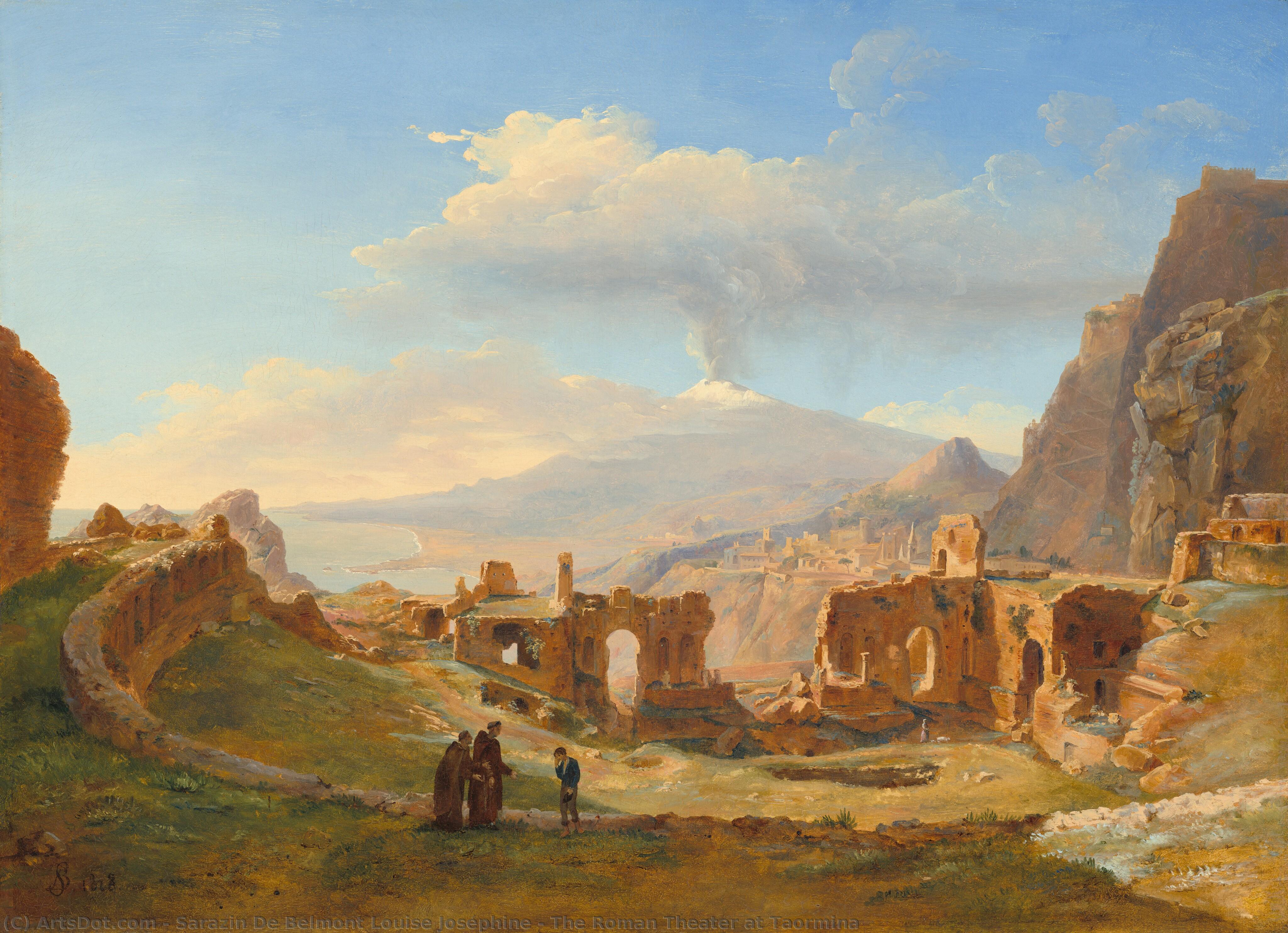 The Roman Theater At Taormina — Sarazin De Belmont Louise Joséphine