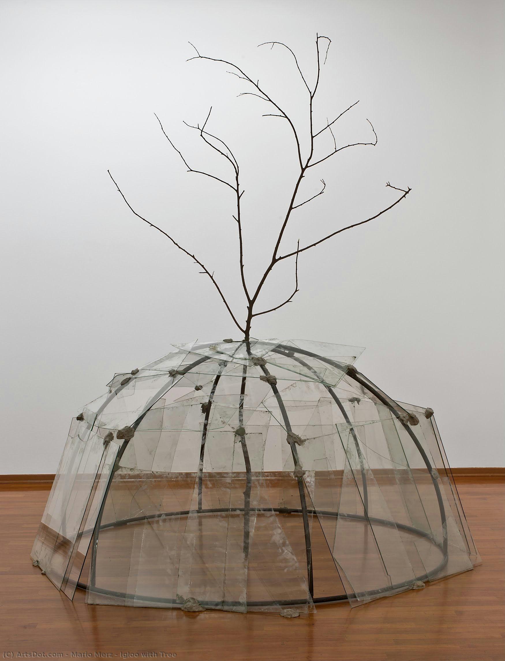 Igloo With Tree — Mario Merz