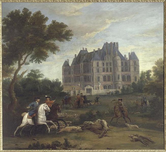 Vue Du Chateau De Madrid — Jean-baptiste Martin (martin Des Batailles)