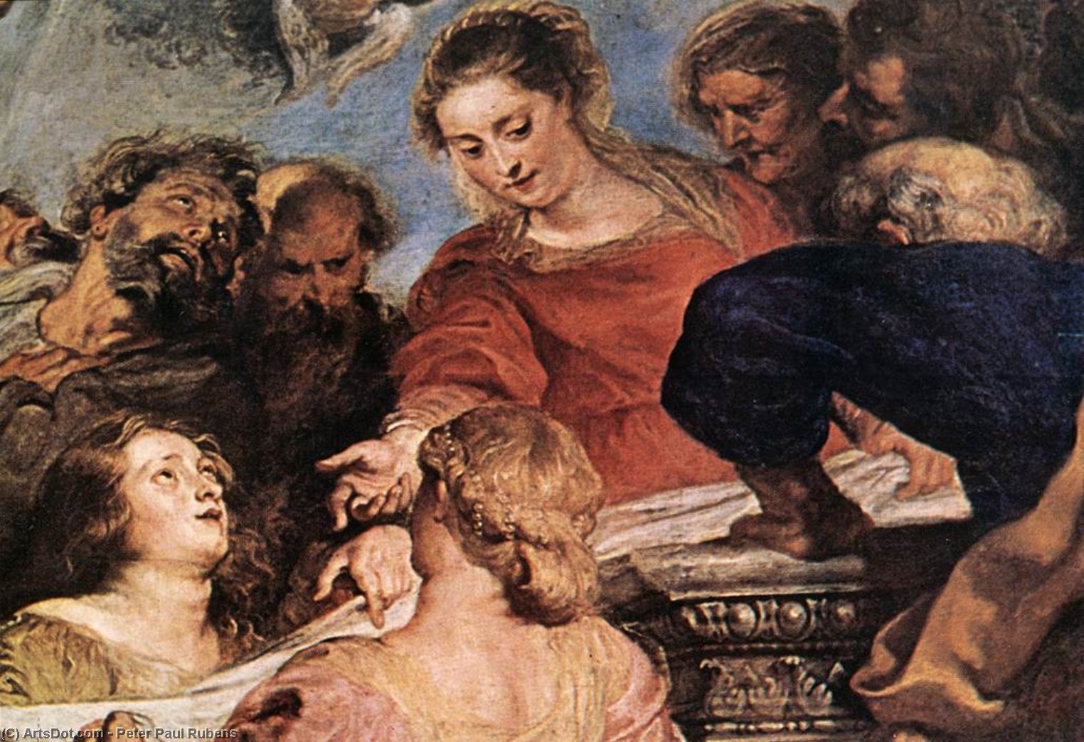 Assumption Of The Virgin (detail)2 — Peter Paul Rubens