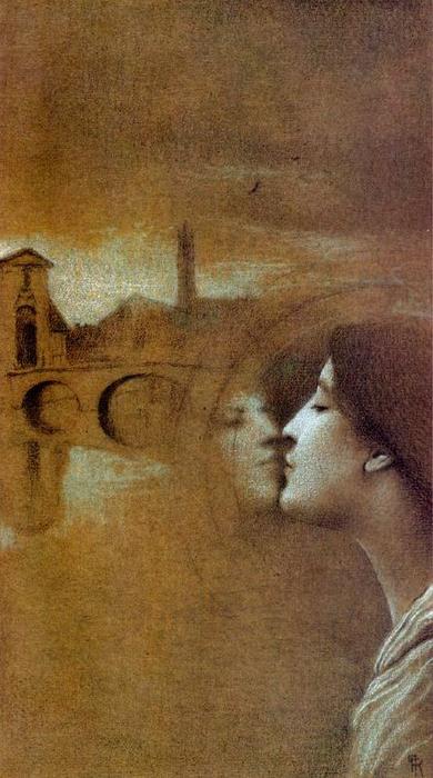 With Gregoire Le Roy. My Heart Cries For The Past — Fernand Edmond Jean Marie Khnopff