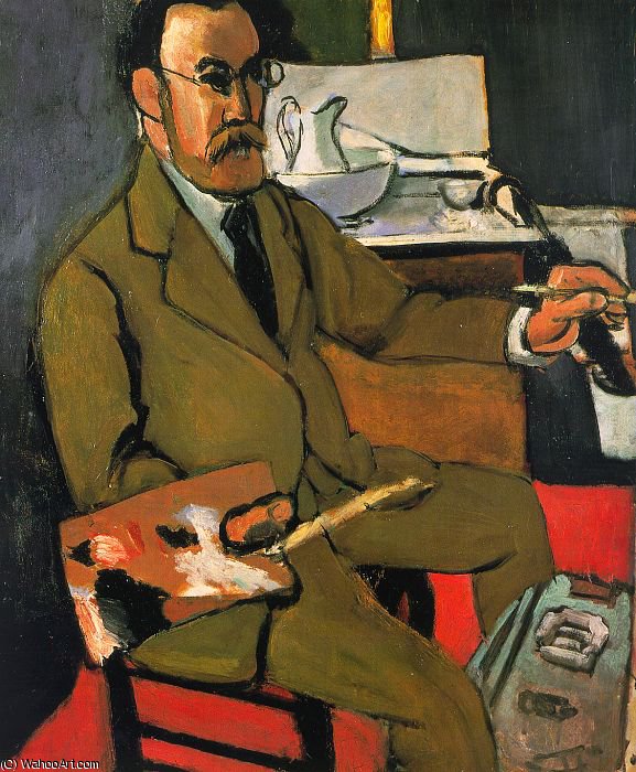 Self-portrait, Collection Musée Matisse, Le Ca — Henri Matisse