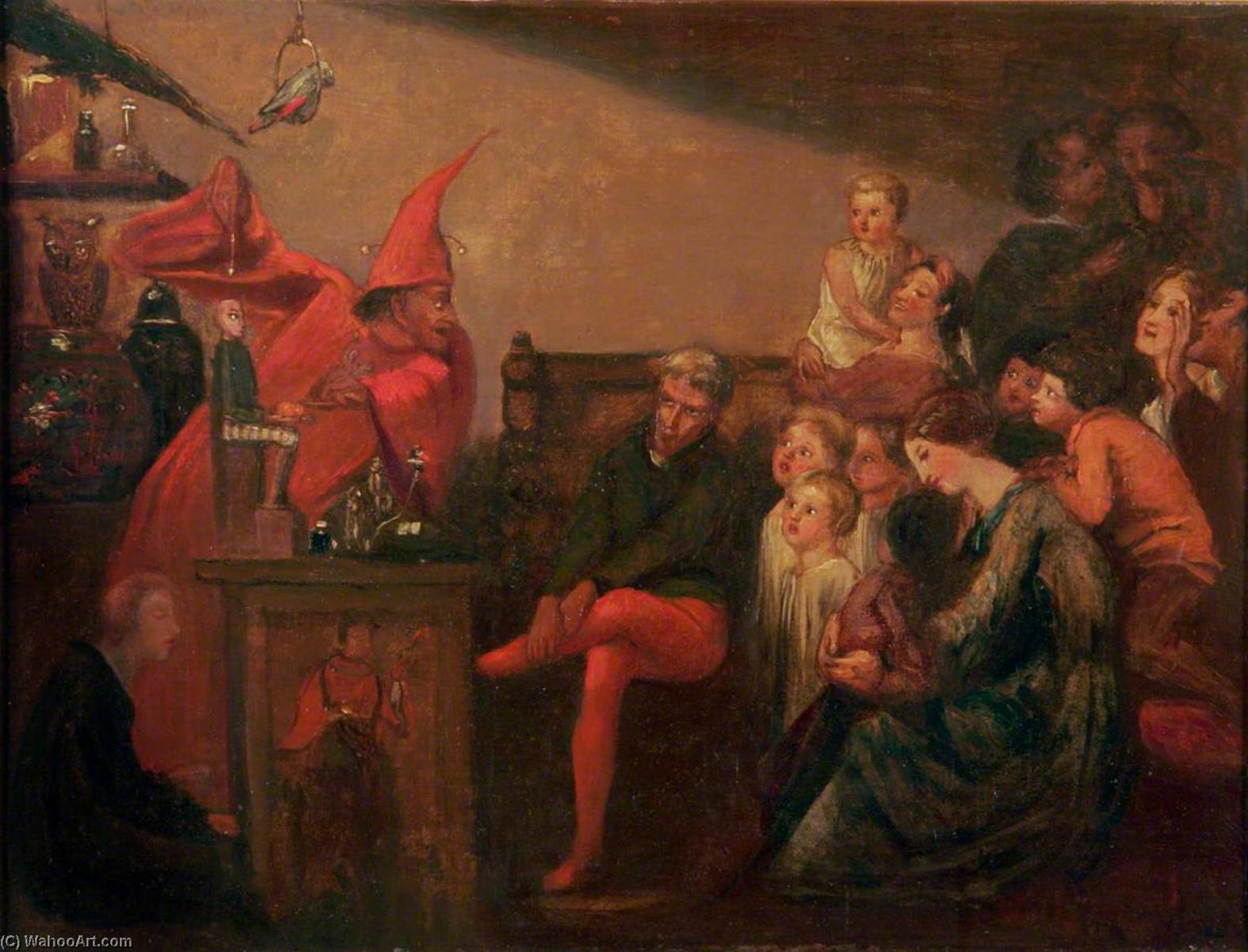 The Conjuror — Sir John Everett Millais