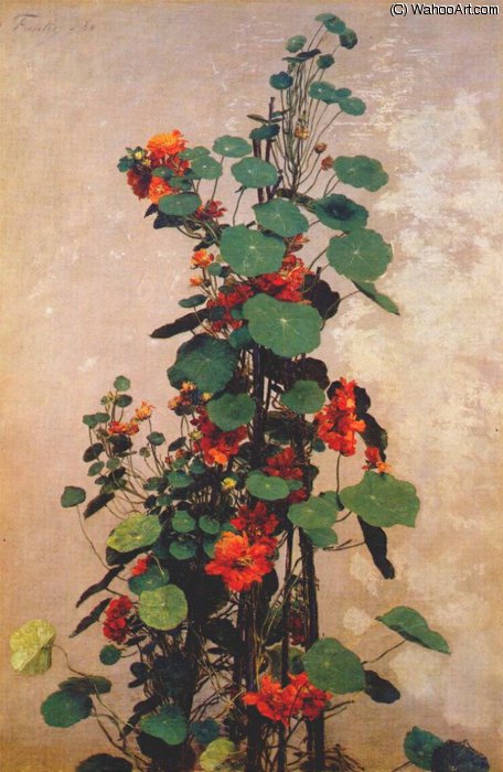 Nasturtiums — Henri Fantin-latour