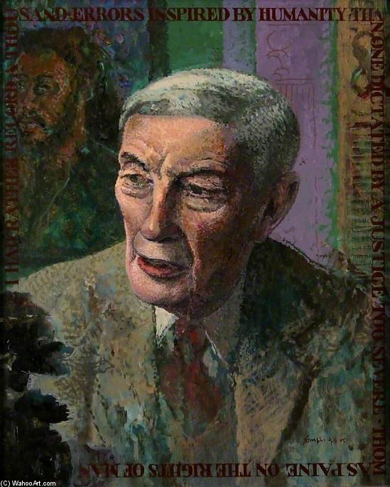 Study For 'lord Scarman, Chancellor Of The University — Thomas Phillips